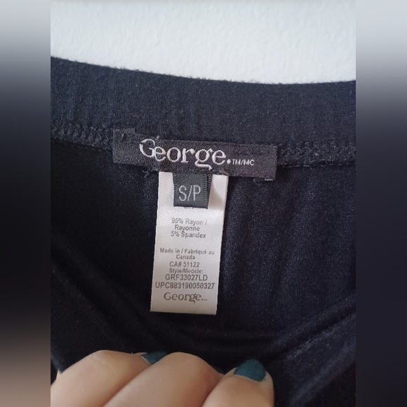 FREE w/$20 Purchase; Black Stretchy Bodycon Midi Skirt, Size Small - Picture 7 of 8